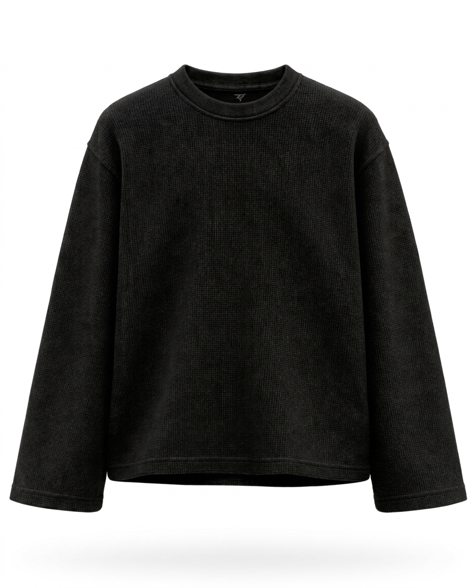 Waffle Long Sleeve Tee