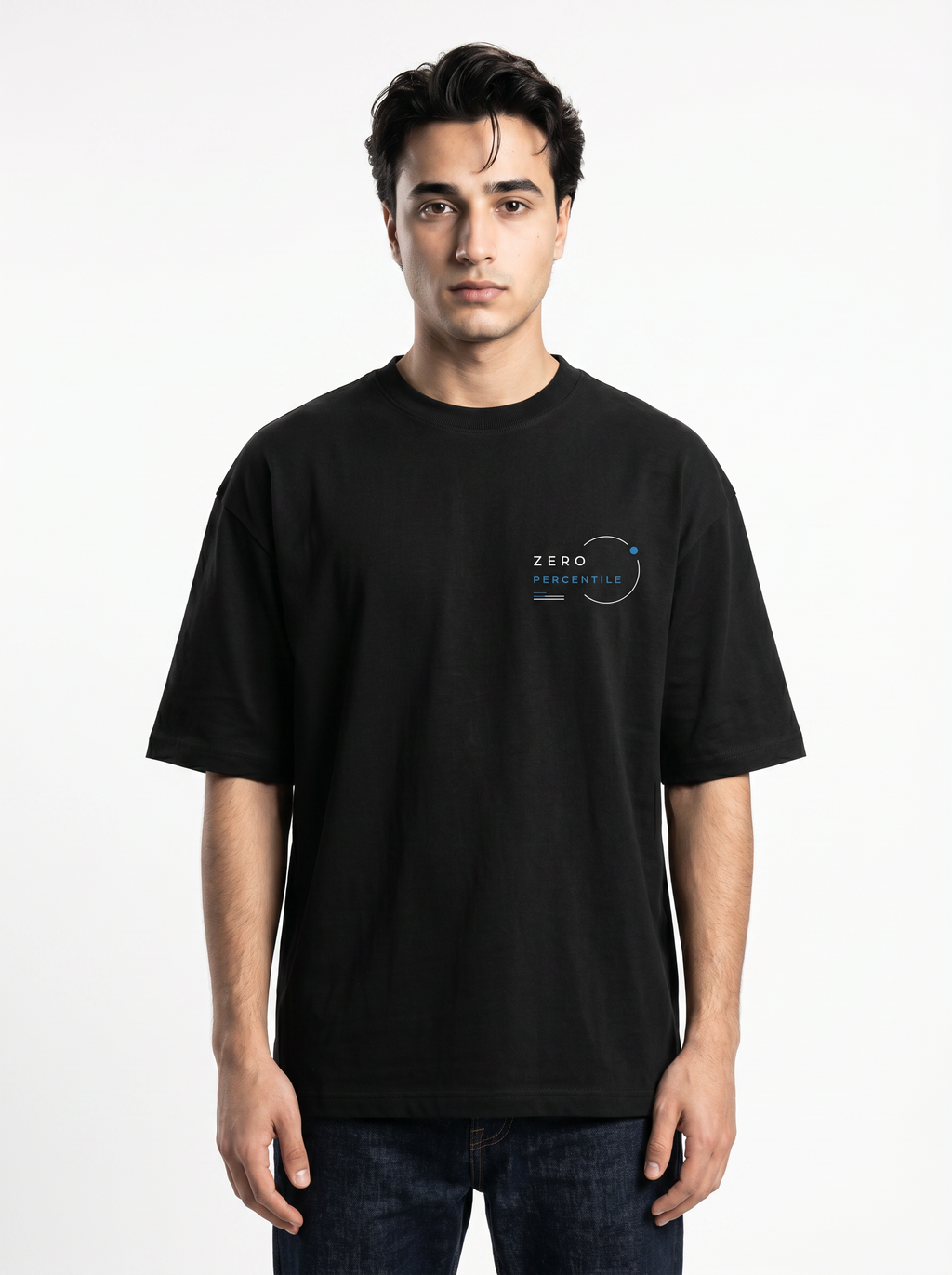 ZERO PERCENTILE Metamorph | Men's 240 GSM Drop Shoulder Oversized Graphic T-Shirt
