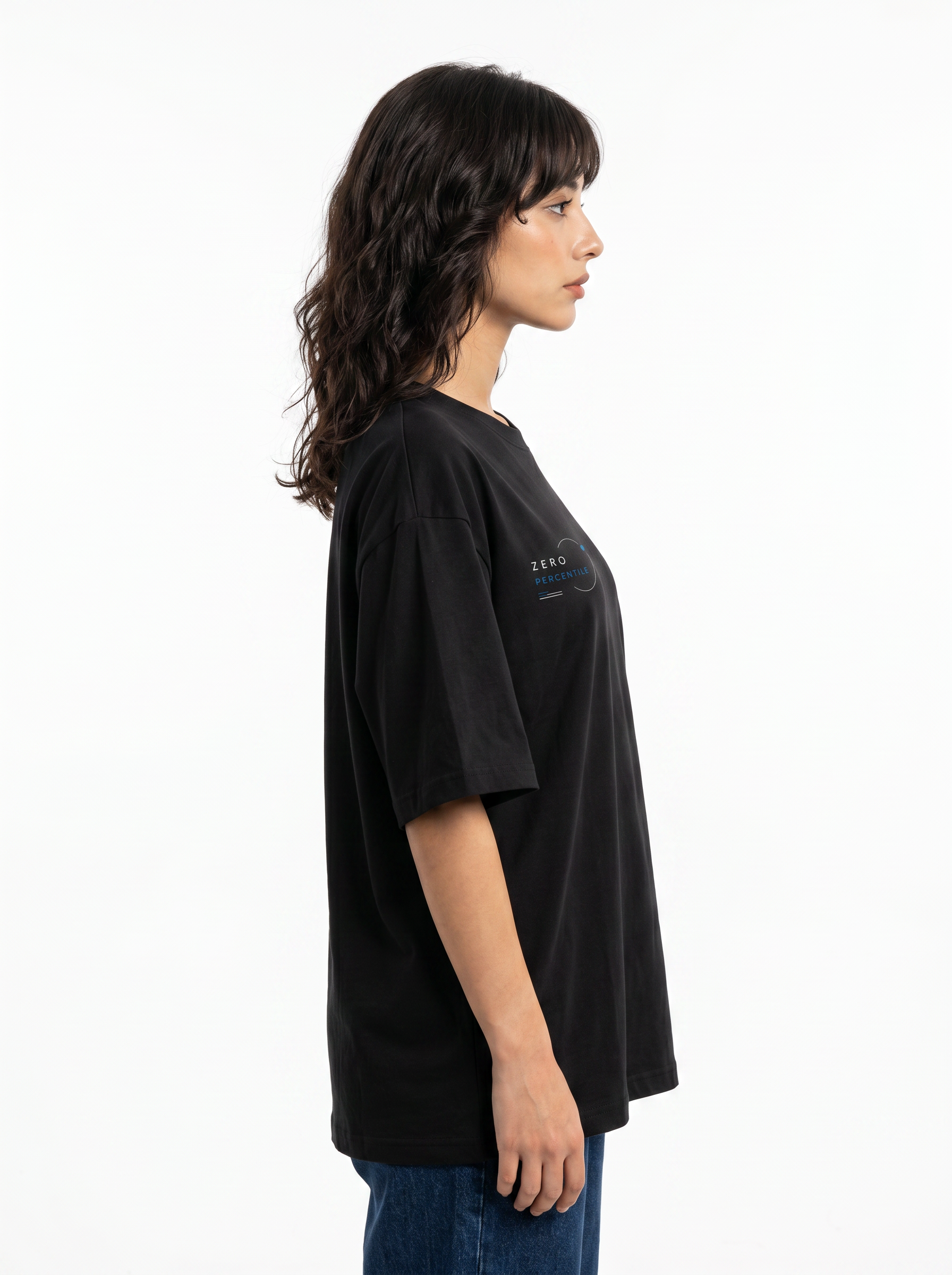 ZERO PERCENTILE Metamorph | Women's 240 GSM Oversized Graphic T-Shirt