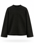 Minimal Core Waffle Knit Long Sleeve Tee | 240 GSM 100% Cotton
