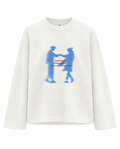 Zero Percentile Waffle Knit Long Sleeve Tee  "Seven Days, Seven Nights" Graphic | Premium Boxy Fit | 240 GSM | 100% Cotton