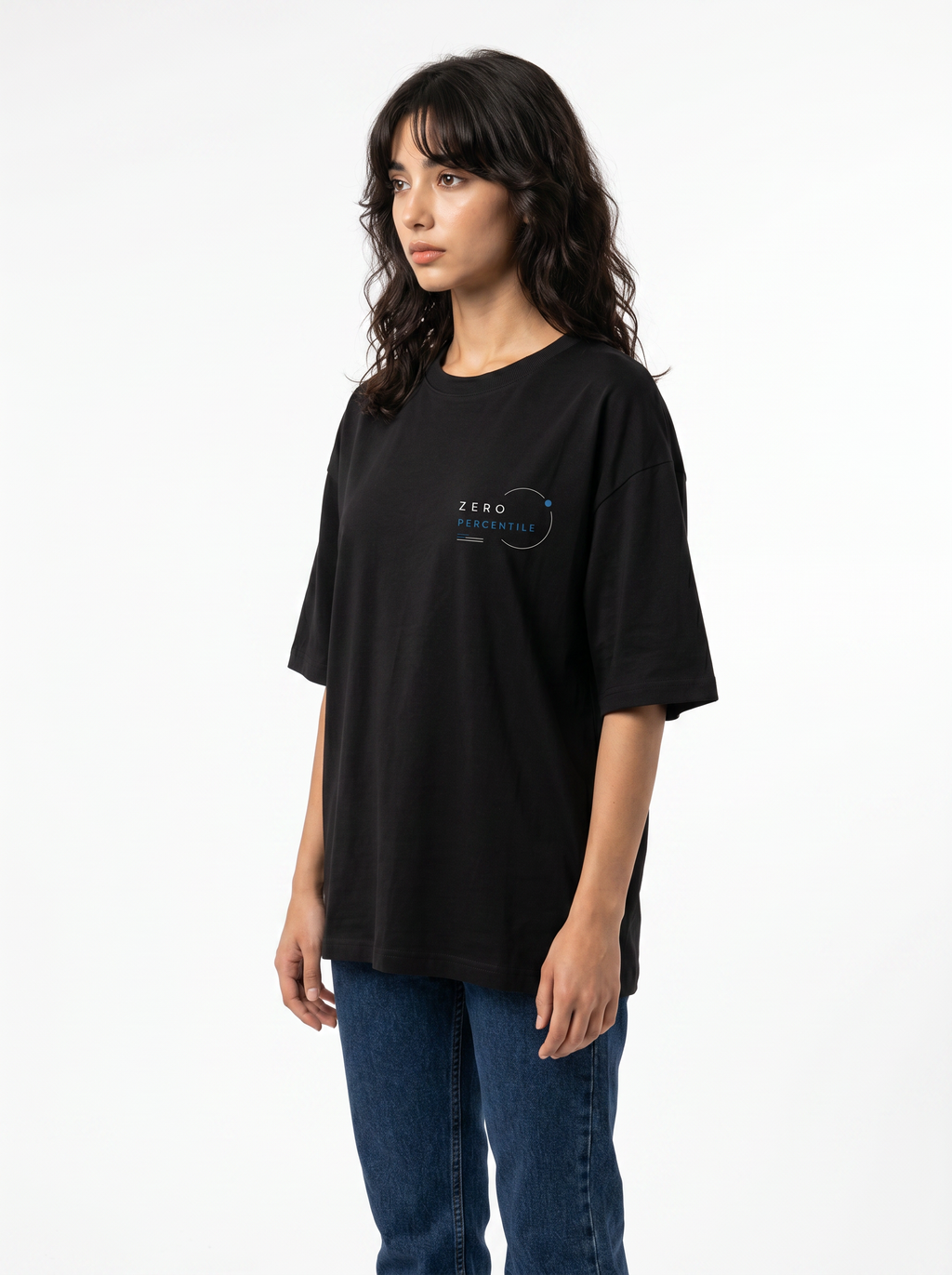 ZERO PERCENTILE Metamorph | Women's 240 GSM Oversized Graphic T-Shirt