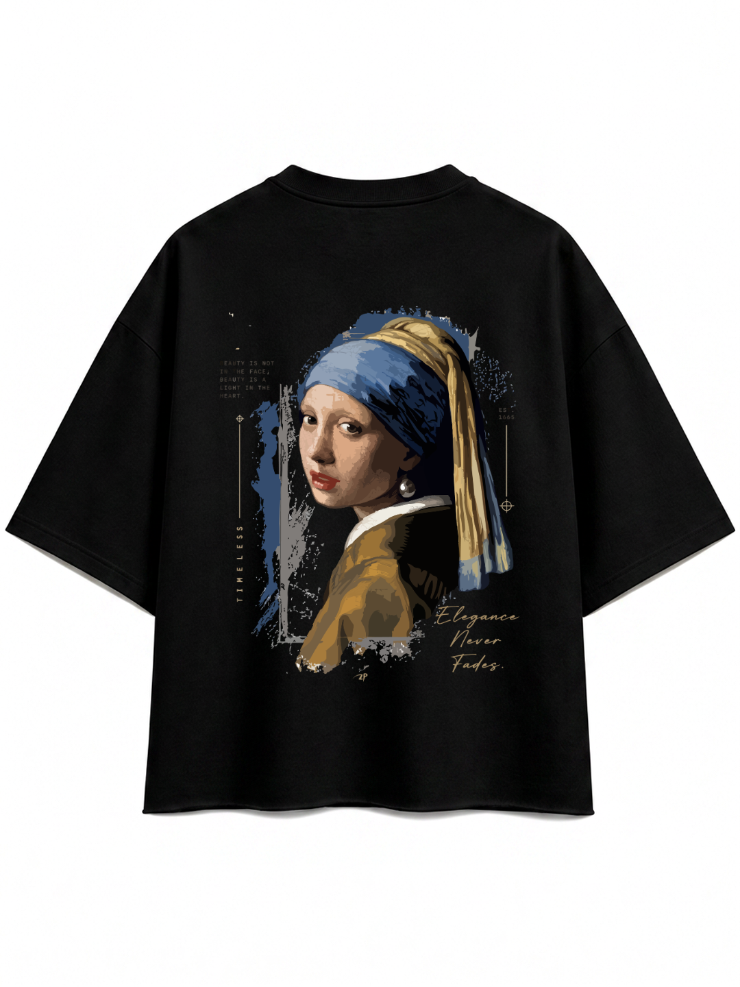 Timeless Art Oversized Boxy Tee | Zero Percentile